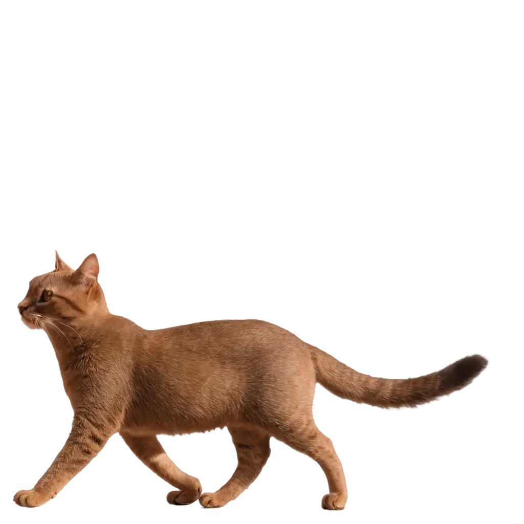 HighQuality-PNG-Image-of-a-Brown-Cat-Walking-in-Side-View