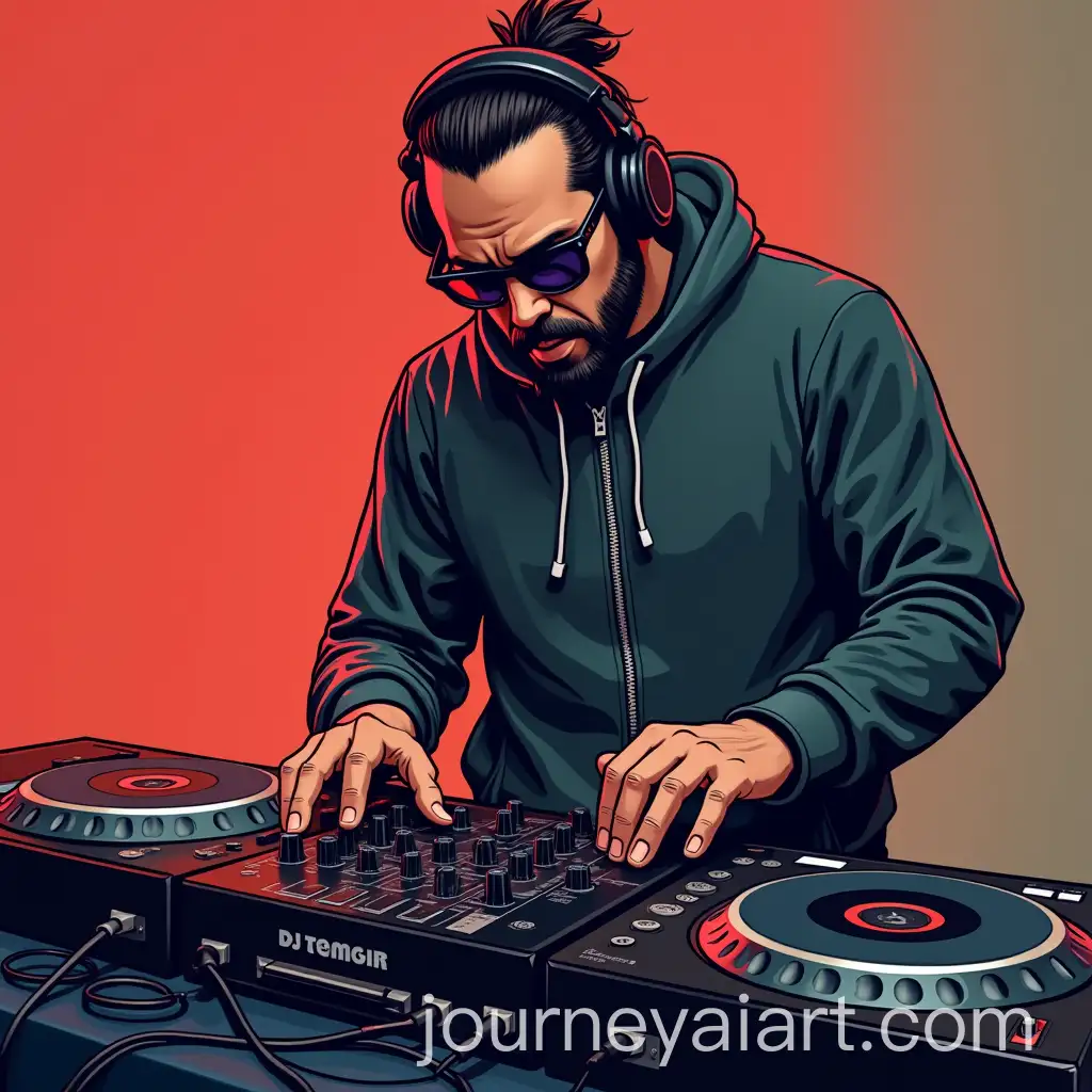 DJRich-Performing-Live-in-a-Stylish-Modern-Club