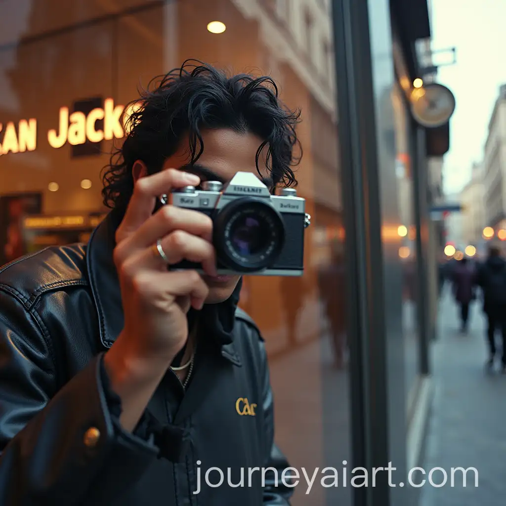 Michael-Jackson-Taking-a-Street-Selfie-Reflected-in-a-Shop-Window