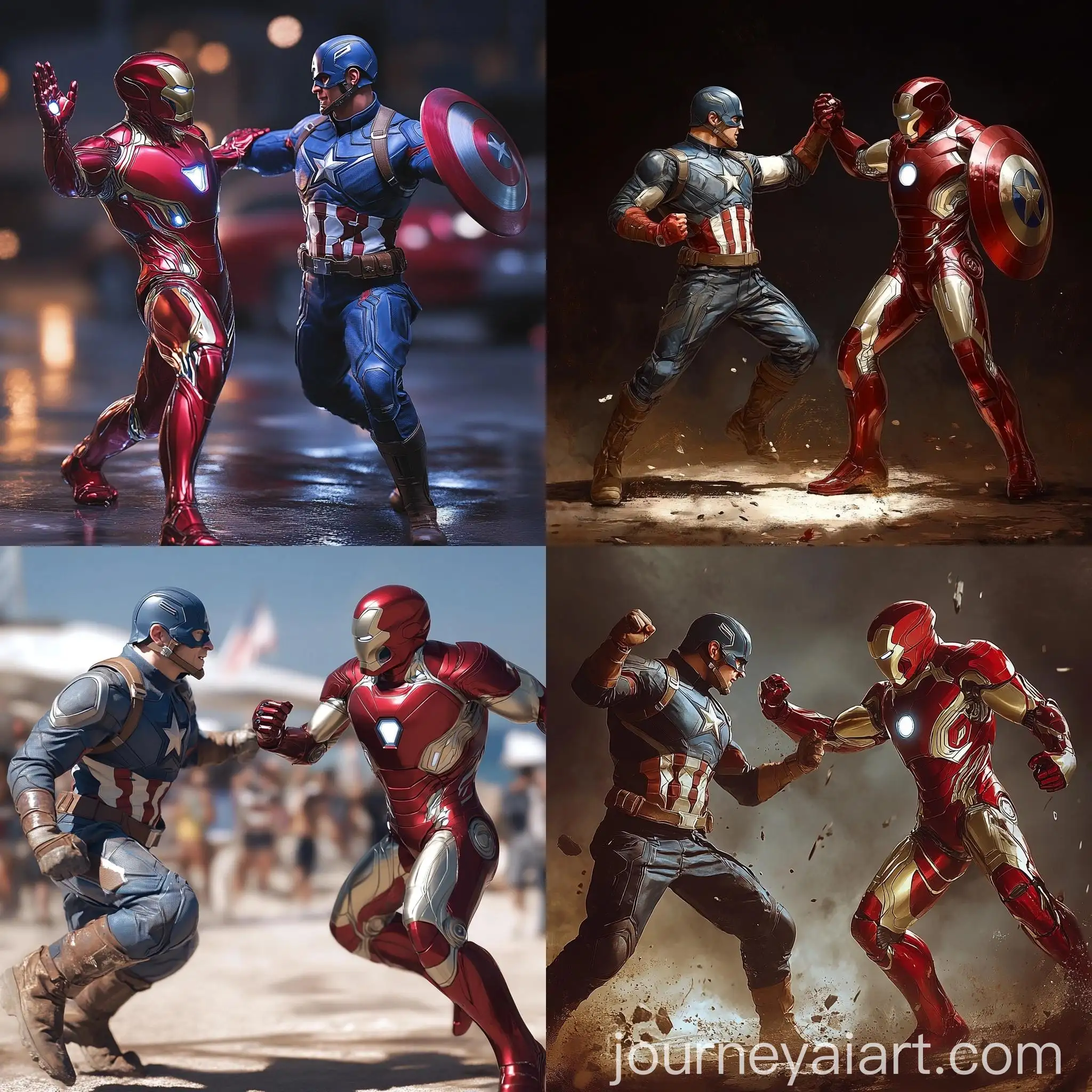 Iron-Man-and-Captain-America-Dancing-Together-in-Action
