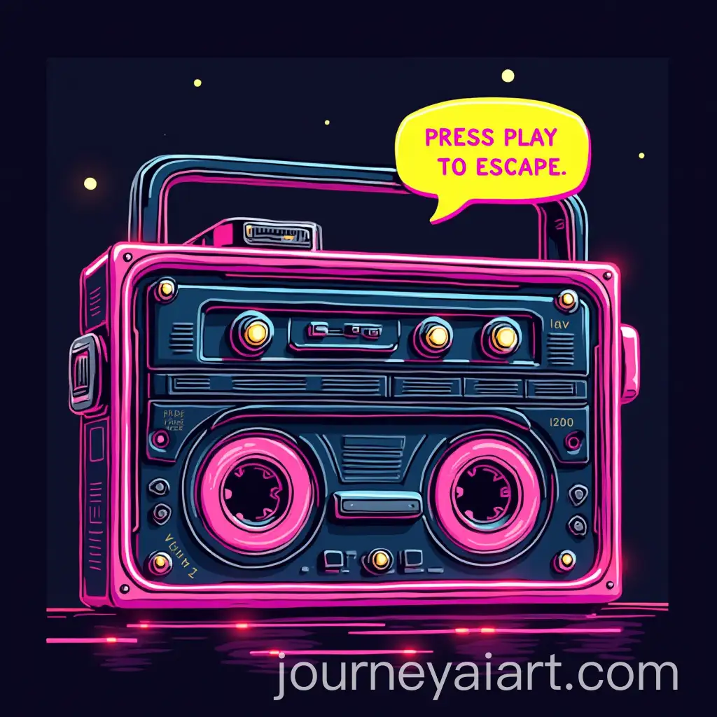 Neon-RetroFuturistic-CassAI-Image-Prompt-Expansionette-Tape-Player-with-Glowing-Effect