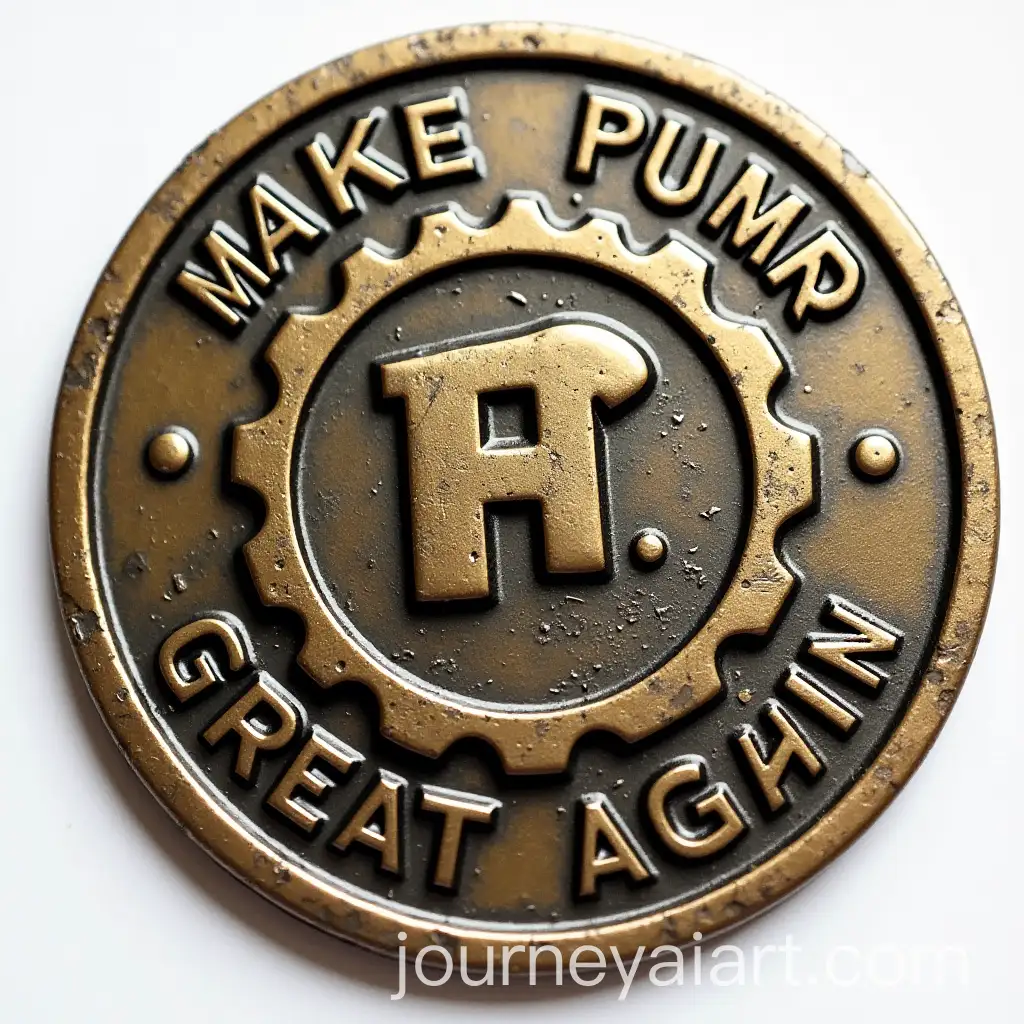 Coin-Featuring-PumpFun-Logo-and-Make-PumpFun-Great-Again-Slogan