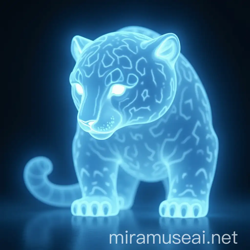 Majestic WhiteBlue Spirit of a BearJaguar Ghost