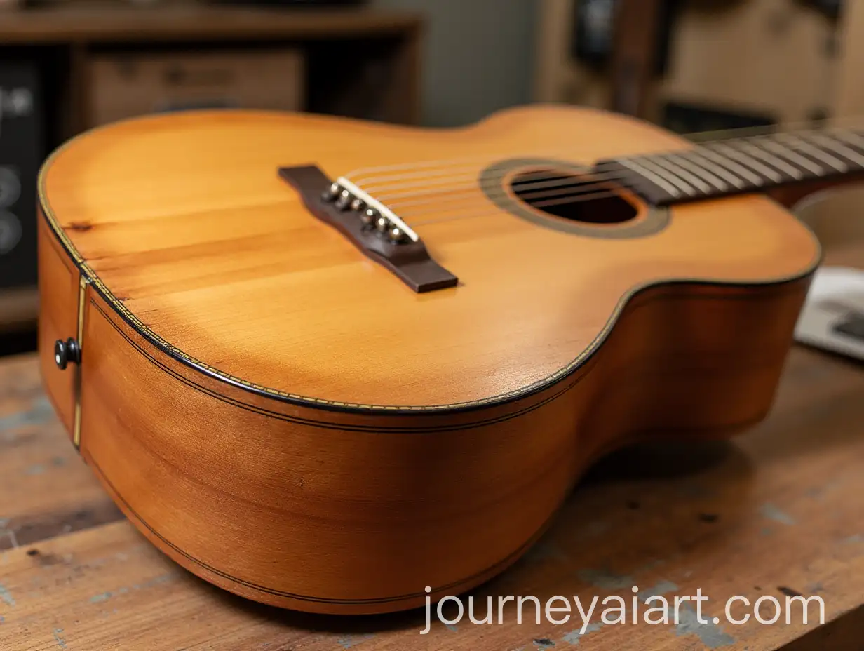 Handcrafted-6String-Archtop-Guitar-with-145-Lower-Bout