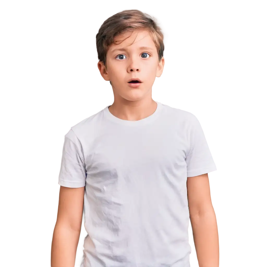 PNG-Image-of-a-Kid-Spilling-Something-on-His-White-TShirt-Looking-Worried