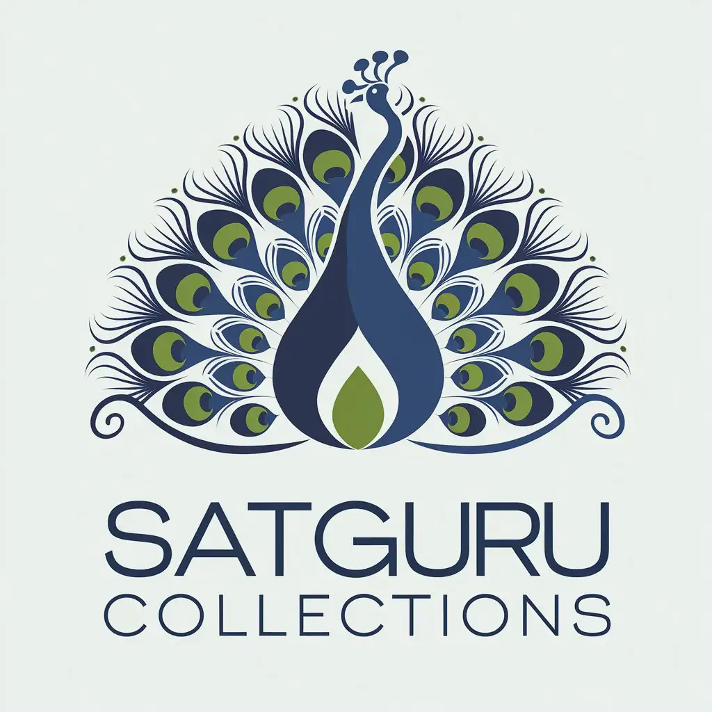 LOGO Design for Satguru Collections Modern Vector Logo for Ladies Indian Wear