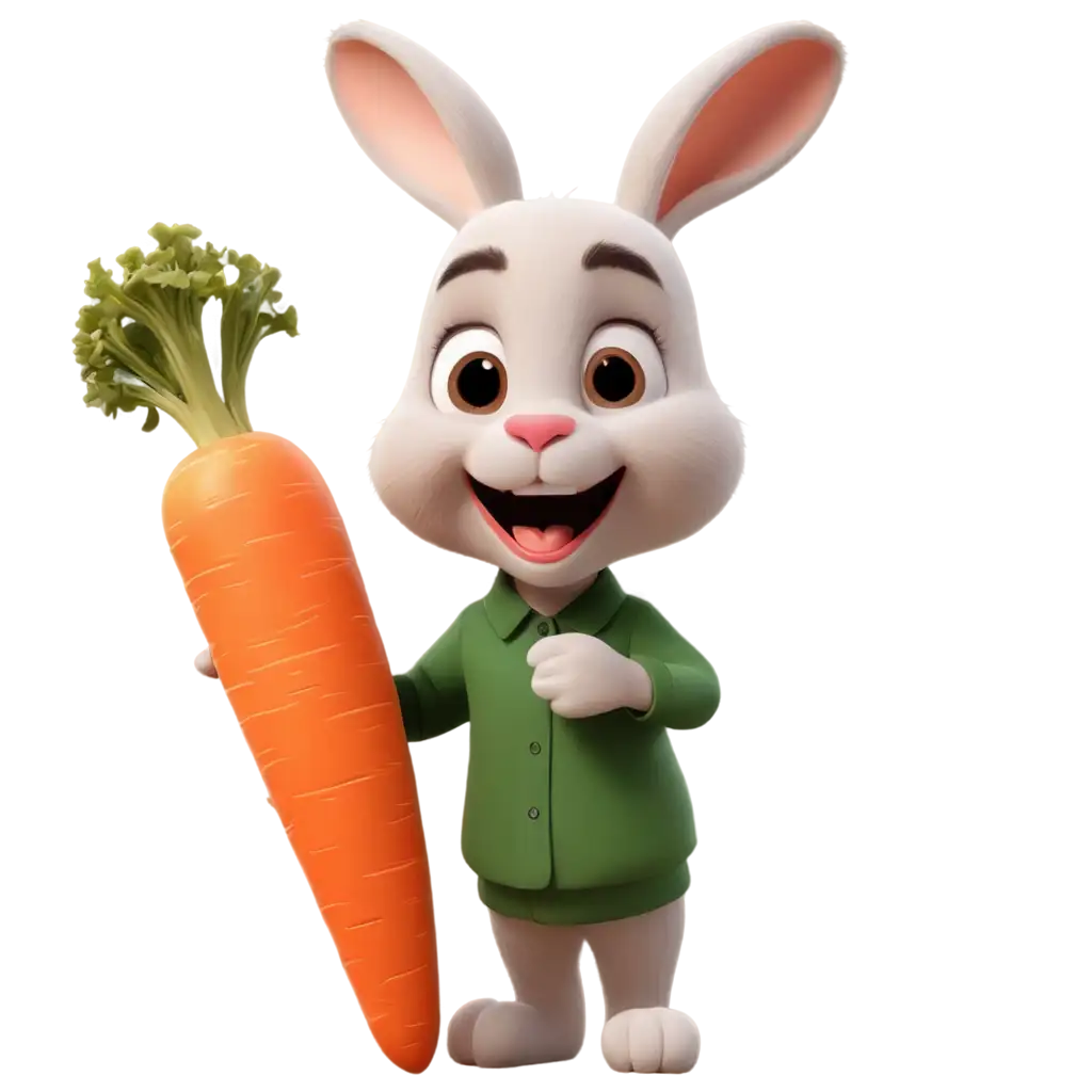 HighQuality-3D-PNG-Image-of-Rabbit-Eating-Carrot-Explore-Its-Delightful-Realism