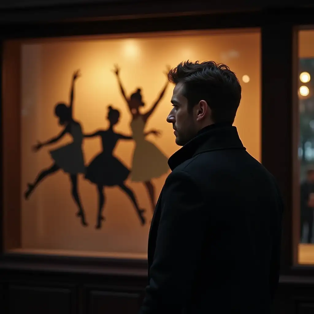HandAI-Art-Prompt-Expansionsome-Man-in-Black-Coat-Admiring-Dancing-Silhouettes-in-Shop-Window