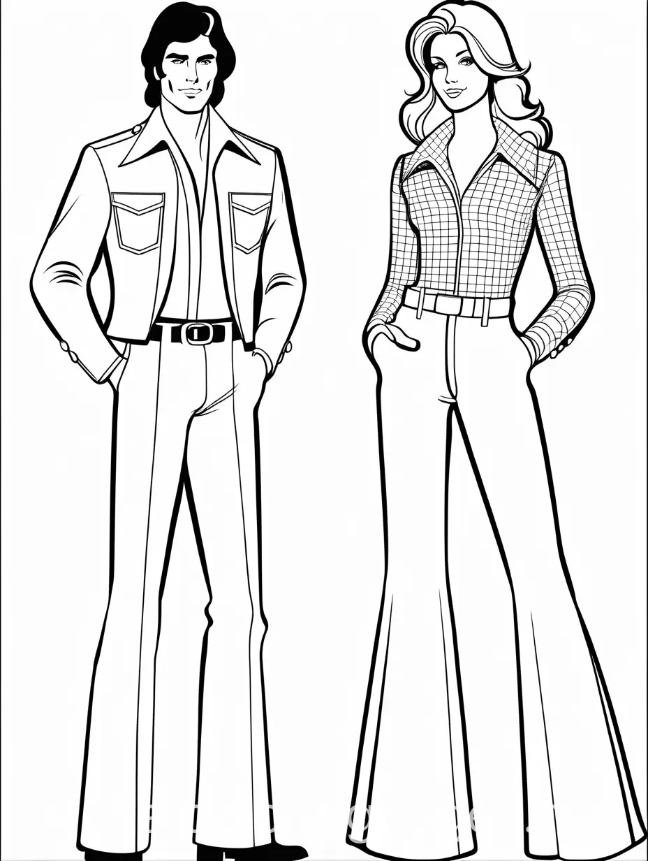 1970s-Fashion-Coloring-Page-Retro-Couple-in-Line-Art-Style