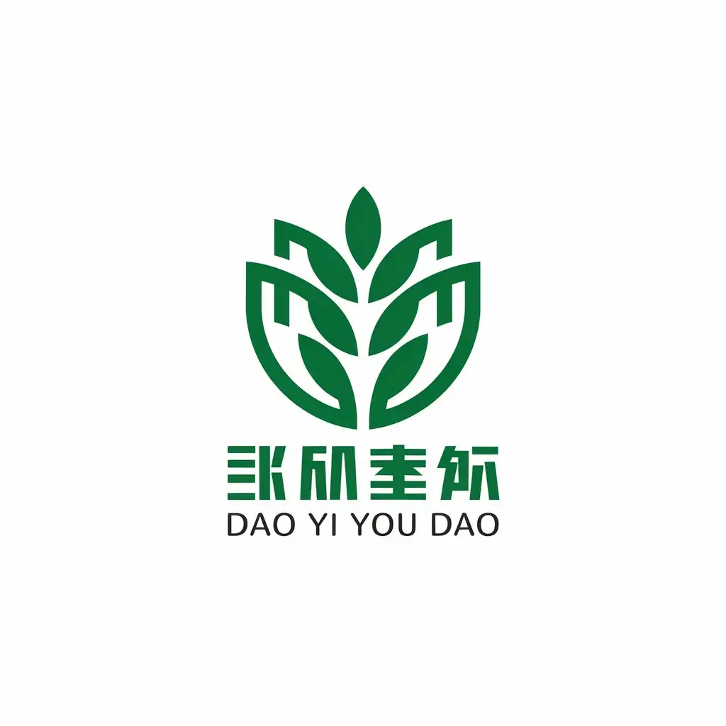 LOGO Design for dao yi you dao Ears of Grain and Spectrum in Minimalist Style for Internet Industry