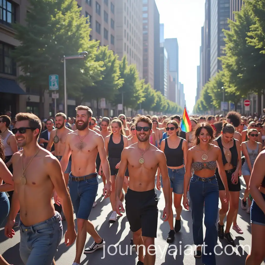 Vibrant-LGBTQ-Parade-Celebrating-Diversity-and-Inclusion