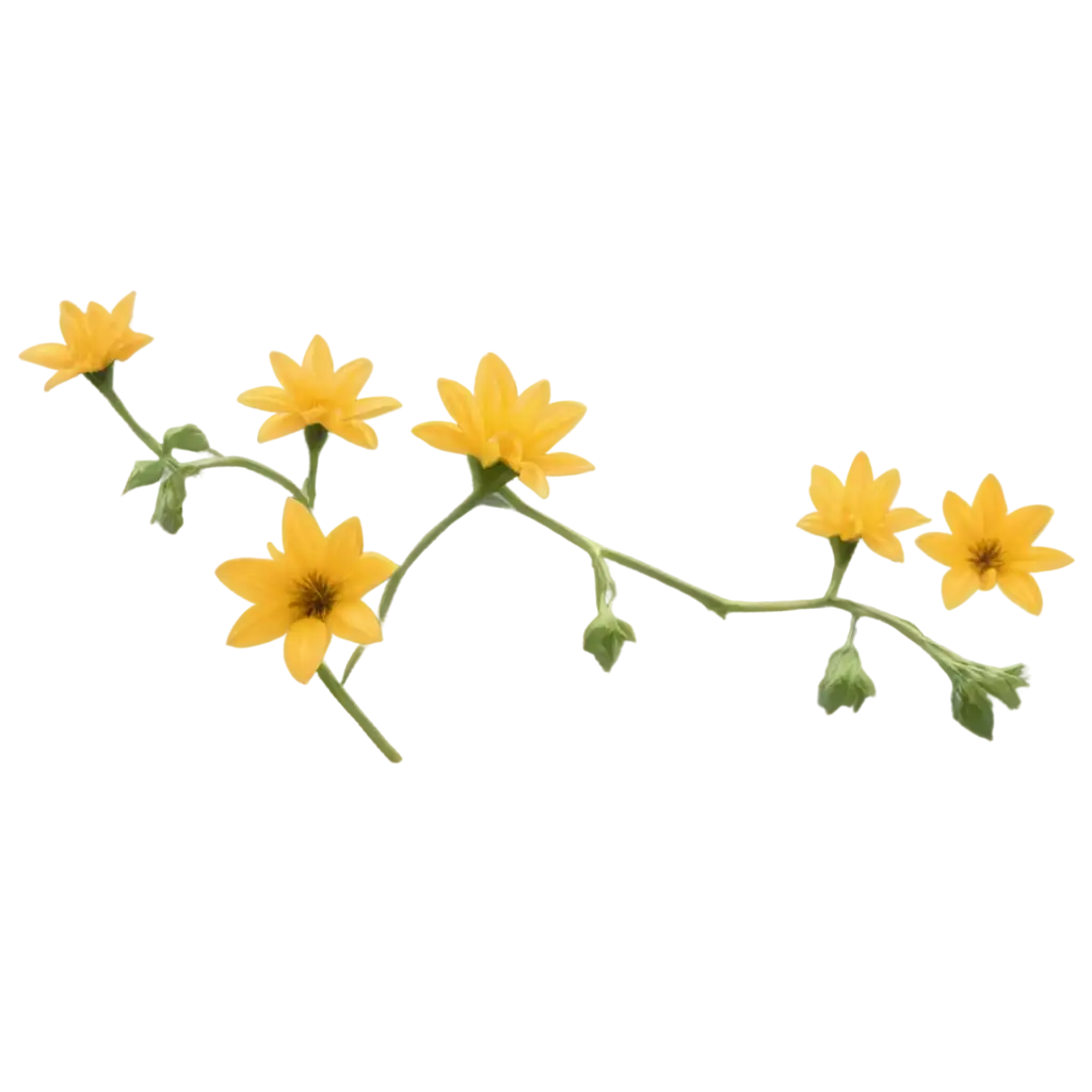 Beautiful-Yellow-Flowers-Thin-PNG-Image-for-Various-Creative-Uses