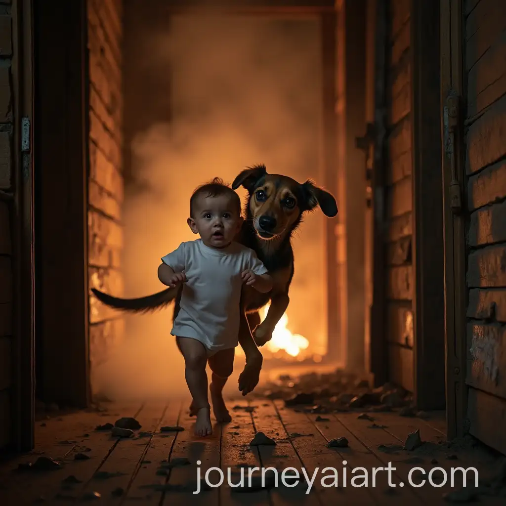Stray-DogAI-Image-Prompt-Expansion-Rescues-Baby-from-Burning-House