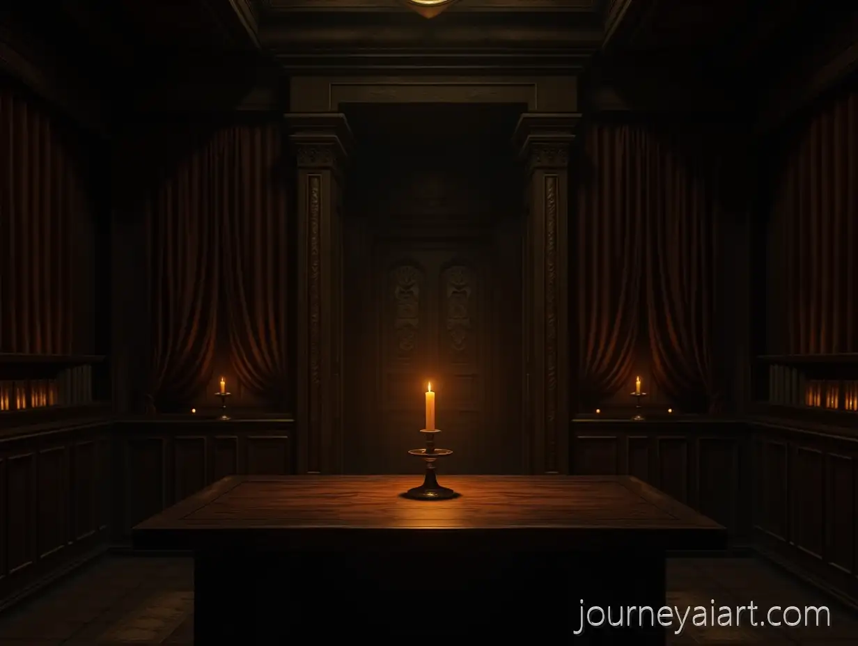 Dimly-Lit-Palace-Chamber-with-Golden-Candle-and-Ancient-RelicsPalace-Chamber-with-Candle