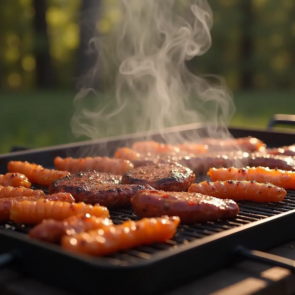 Realistic Cookout Food in High Definition