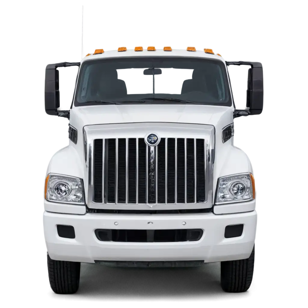 White-Truck-Front-View-PNG-Image-for-HighQuality-Digital-Use