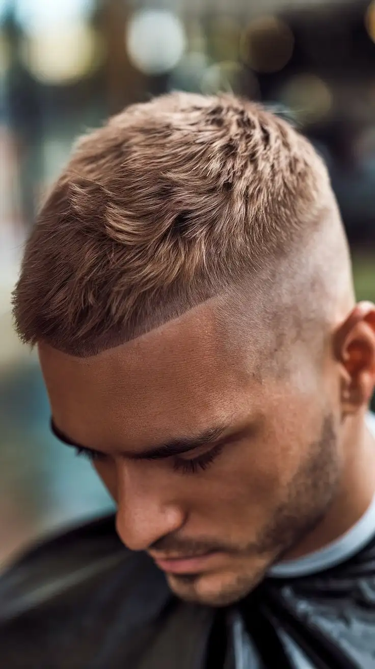 Handsome-Man-with-Textured-Crop-Haircut-and-Mid-Fade-in-Outdoor-Natural-Light