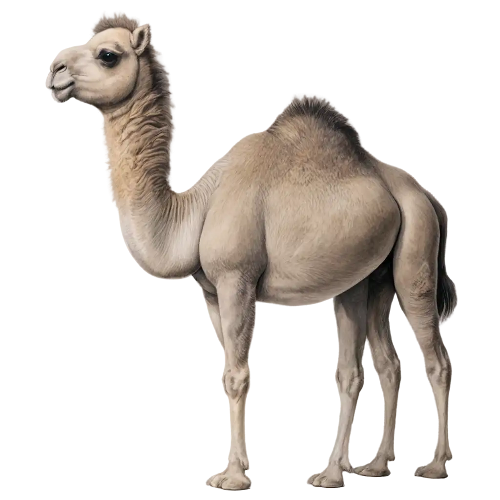 Grey-Camel-PNG-Image-HighQuality-Transparent-PNG-for-Versatile-Use