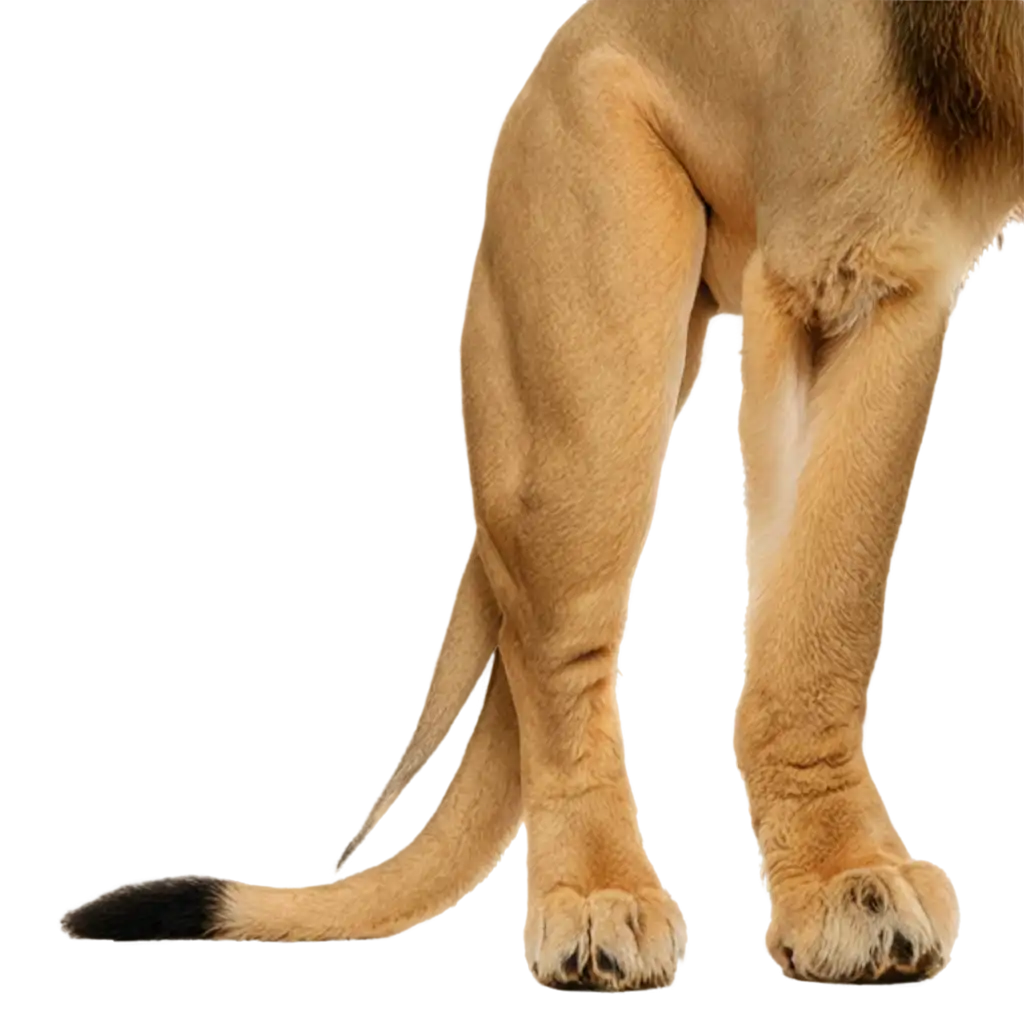 Lions-Leg-Like-a-Man-PNG-Image-Illustration-for-Creative-and-Educational-Content