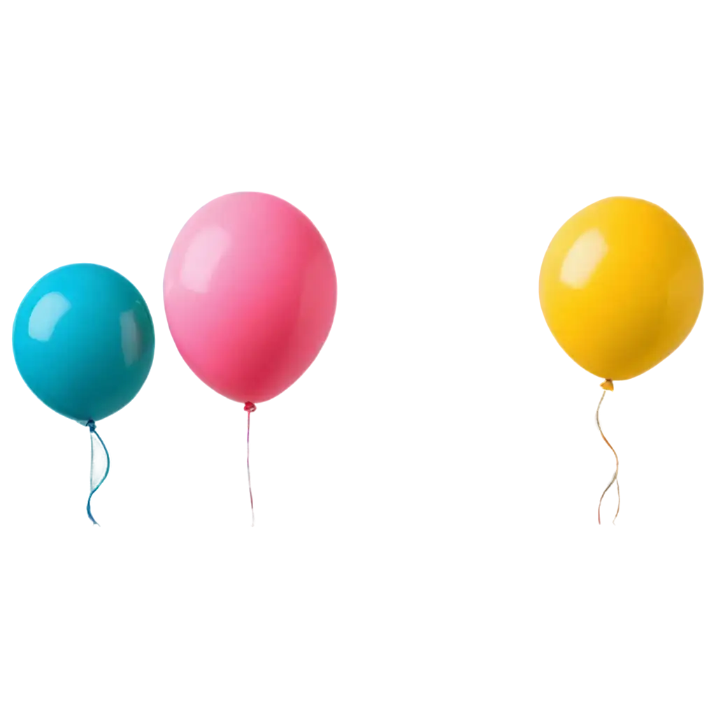 Hyper-Realistic-Balloons-PNG-Image-for-Creative-Projects