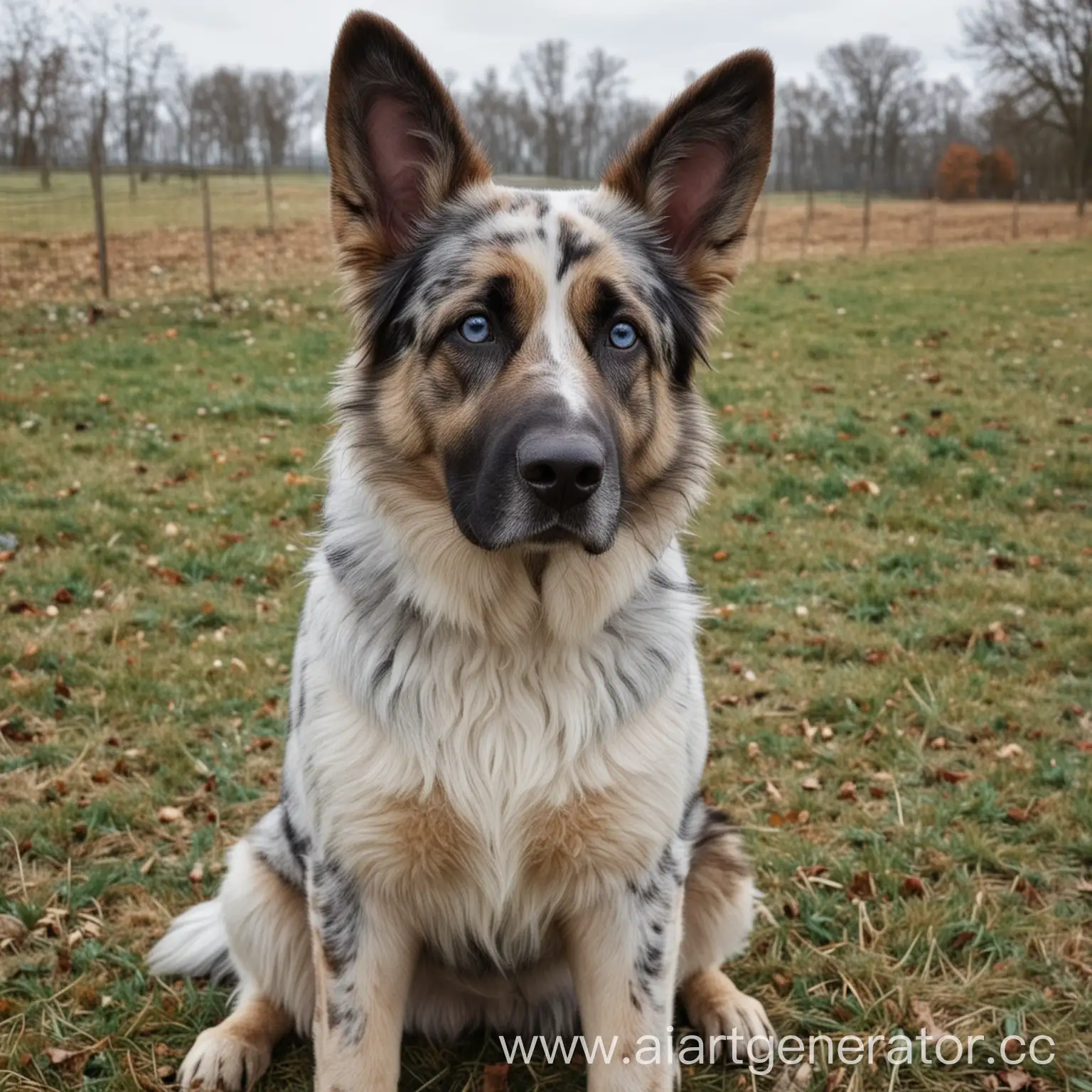 German-Shepherd-with-Blue-Merle-Coat-and-Striking-Blue-Eyes