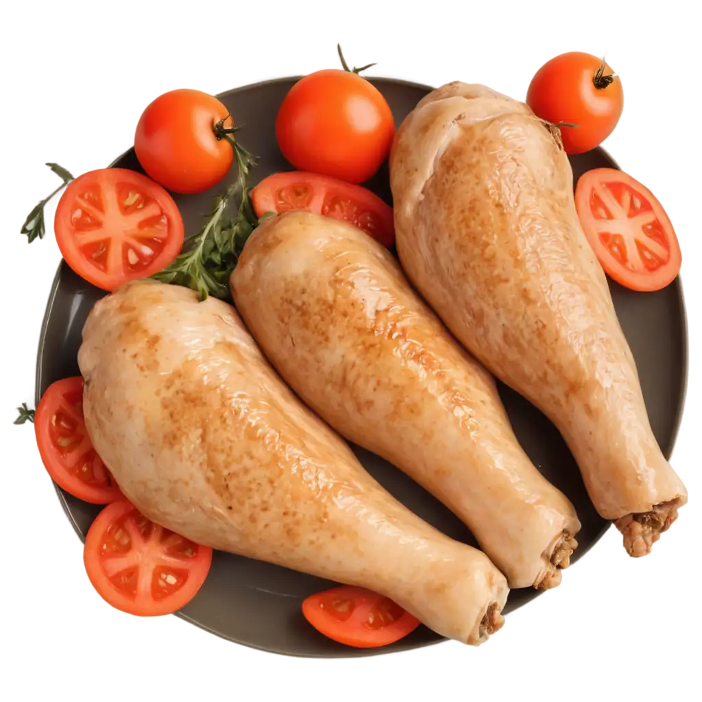 Fresh-Chicken-Legs-with-Vegetables-PNG-Image-for-Culinary-Presentations