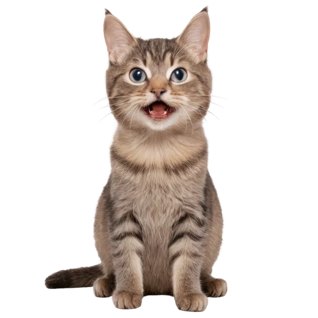 HighQuality-PNG-Image-of-a-Cat-Meowing-Perfect-for-Web-and-Digital-Media