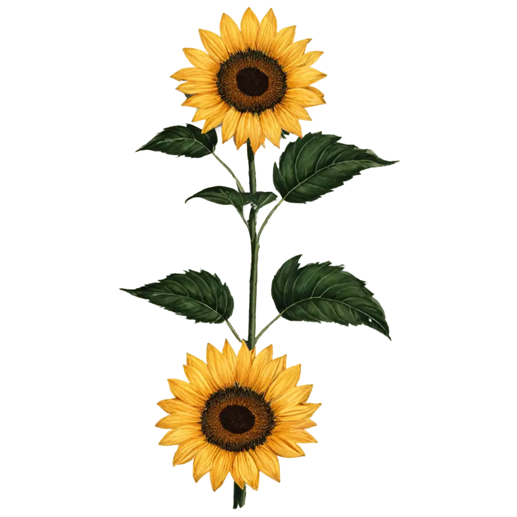 Vintage-Sunflower-PNG-Capturing-Timeless-Beauty-in-Digital-Art