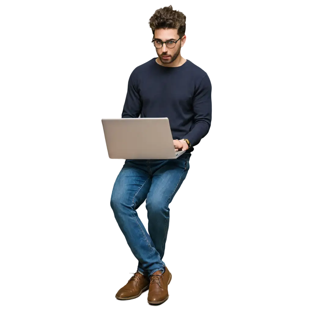 HighQuality-PNG-Image-of-a-Man-with-a-Computer-for-Diverse-Digital-Applications