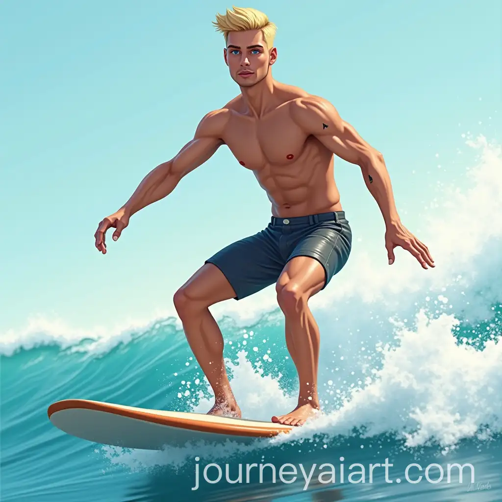 Young-European-Male-Surfer-Riding-a-Wave-with-a-Calm-Demeanor