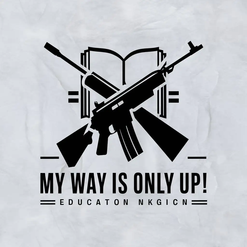 LOGO-Design-for-Education-SVD-Rifle-Crossed-with-Notebook-Complex-Design