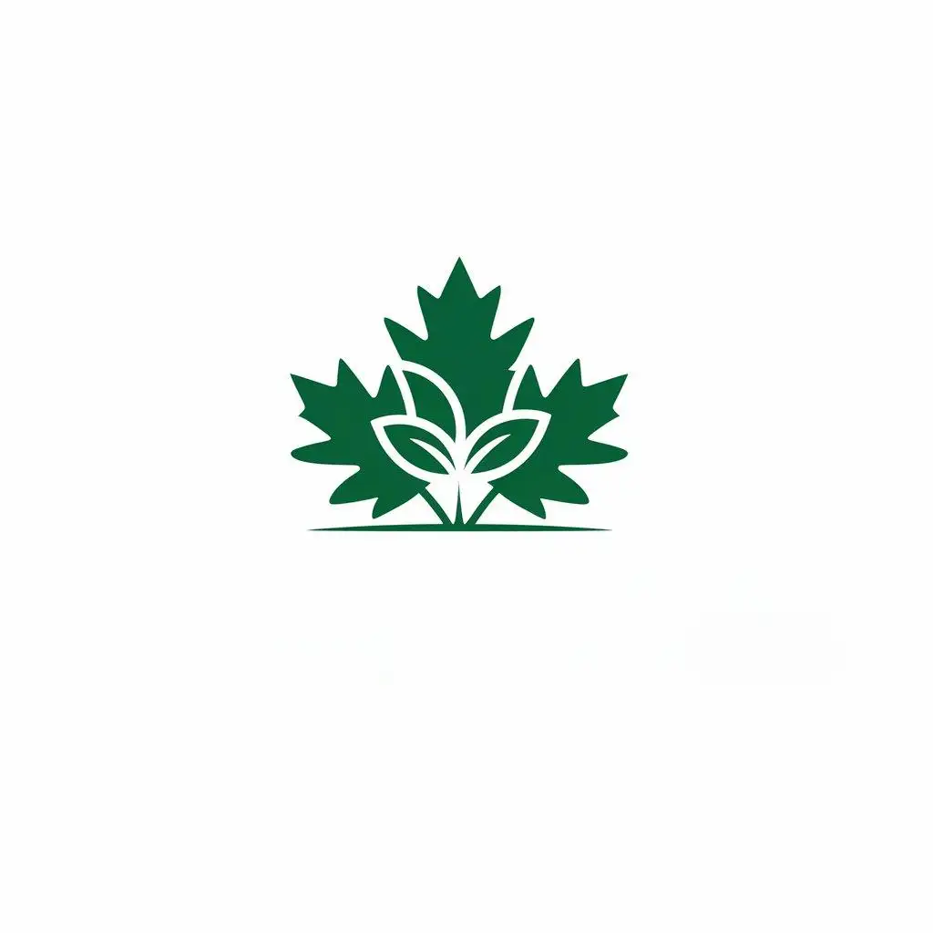 a vector logo design,with the text "Yunnan Fenghe Agricultural Technology Co., Ltd.", main symbol:Maple leaves, plant, green,Moderate,be used in Others industry,clear background