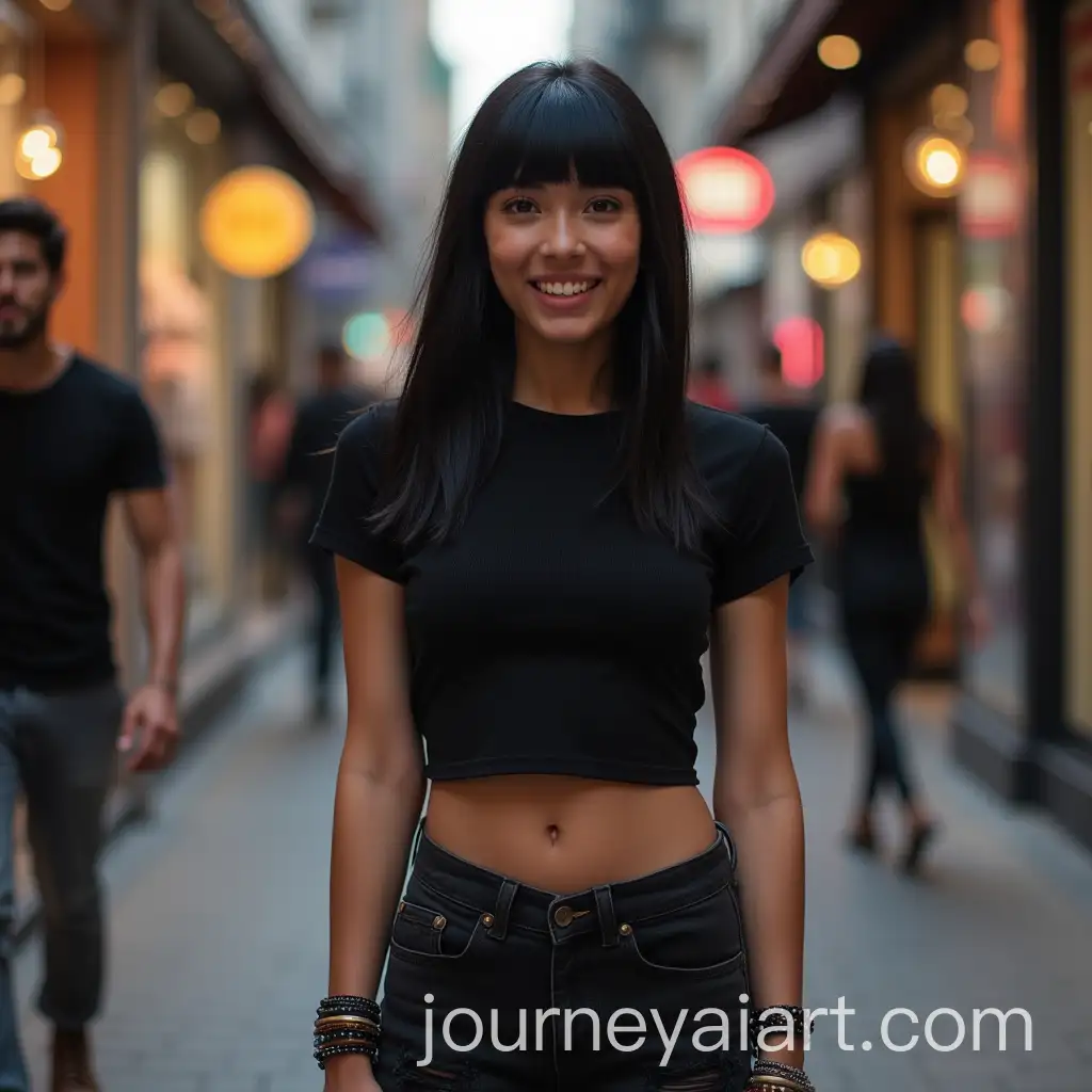 20YearOld-Girl-with-Straight-Black-Hair-in-Stylish-Punk-Outfit-on-Busy-Street