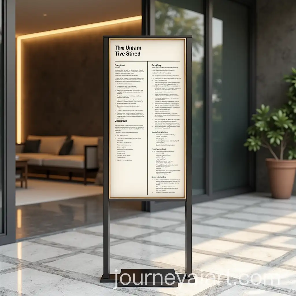 Modern-SelfStanding-Guidelines-Stand-at-5Star-Hotel-Outdoor-Setting