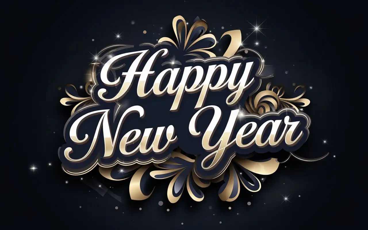 Elegant-Happy-New-Year-Graphic-with-Metallic-Gold-and-White-Cursive-Text