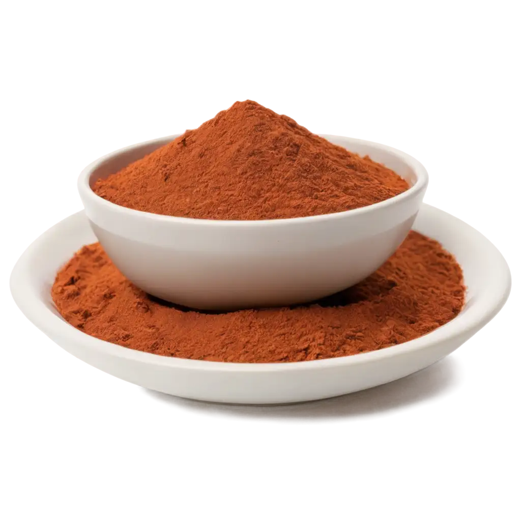 Red-Chili-MasalaPowder-Power-in-a-White-Bowl-PNG-Image-Enhancing-Culinary-Visual-Appeal