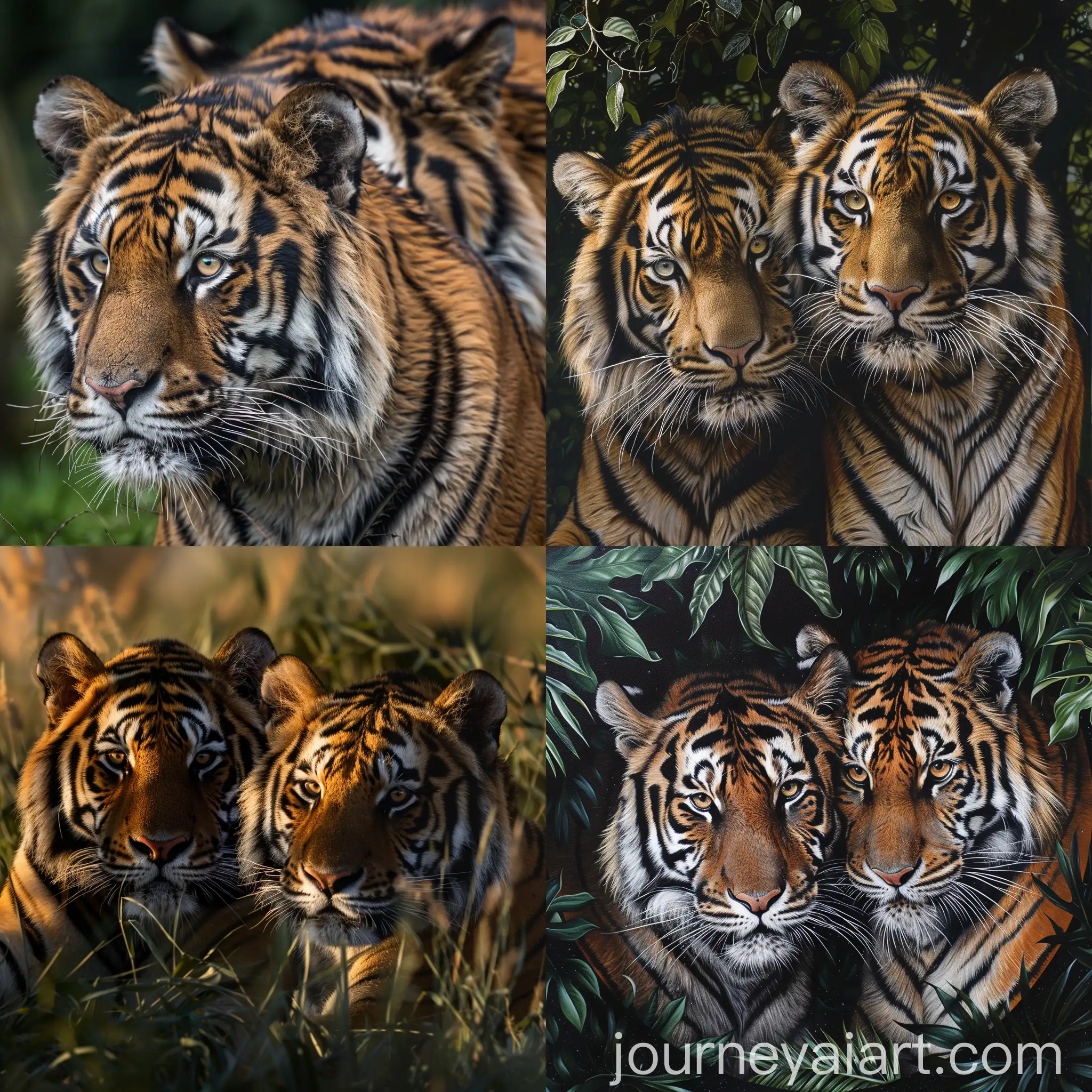 Majestic-Tigers-in-Vivid-Artistic-Style