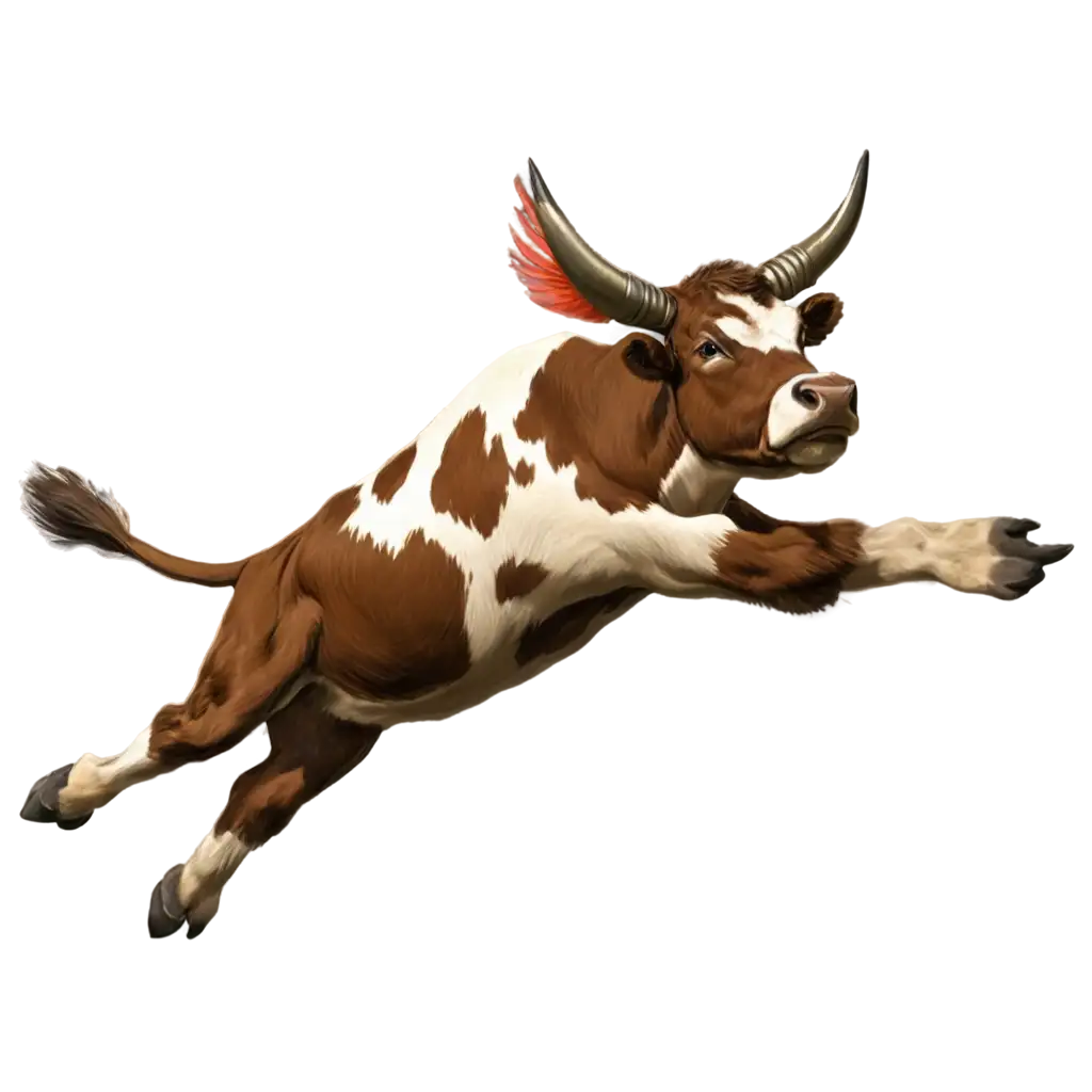 Flying-Cow-PNG-HighQuality-Image-for-Creative-Use