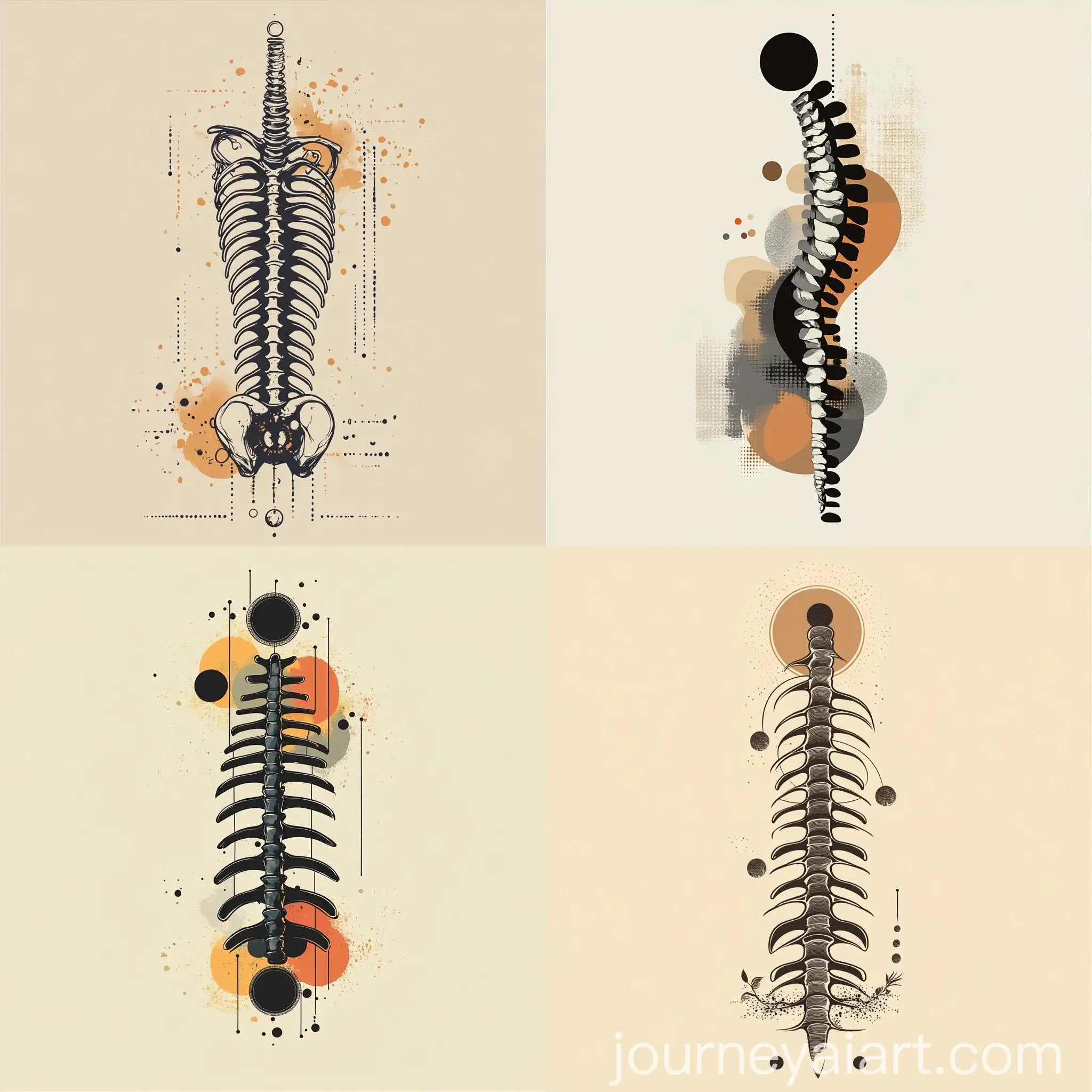 Abstract-Spine-Illustration-for-World-Physiotherapy-Day-2024-TShirt-Design