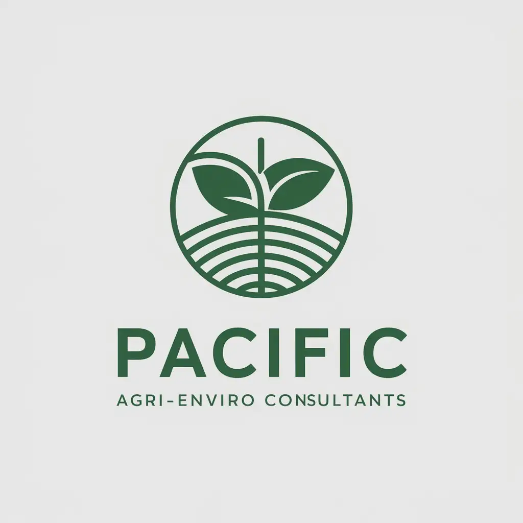 LOGO Design for Pacific AgriEnviro Consultants Agriculture Theme with Clear Background