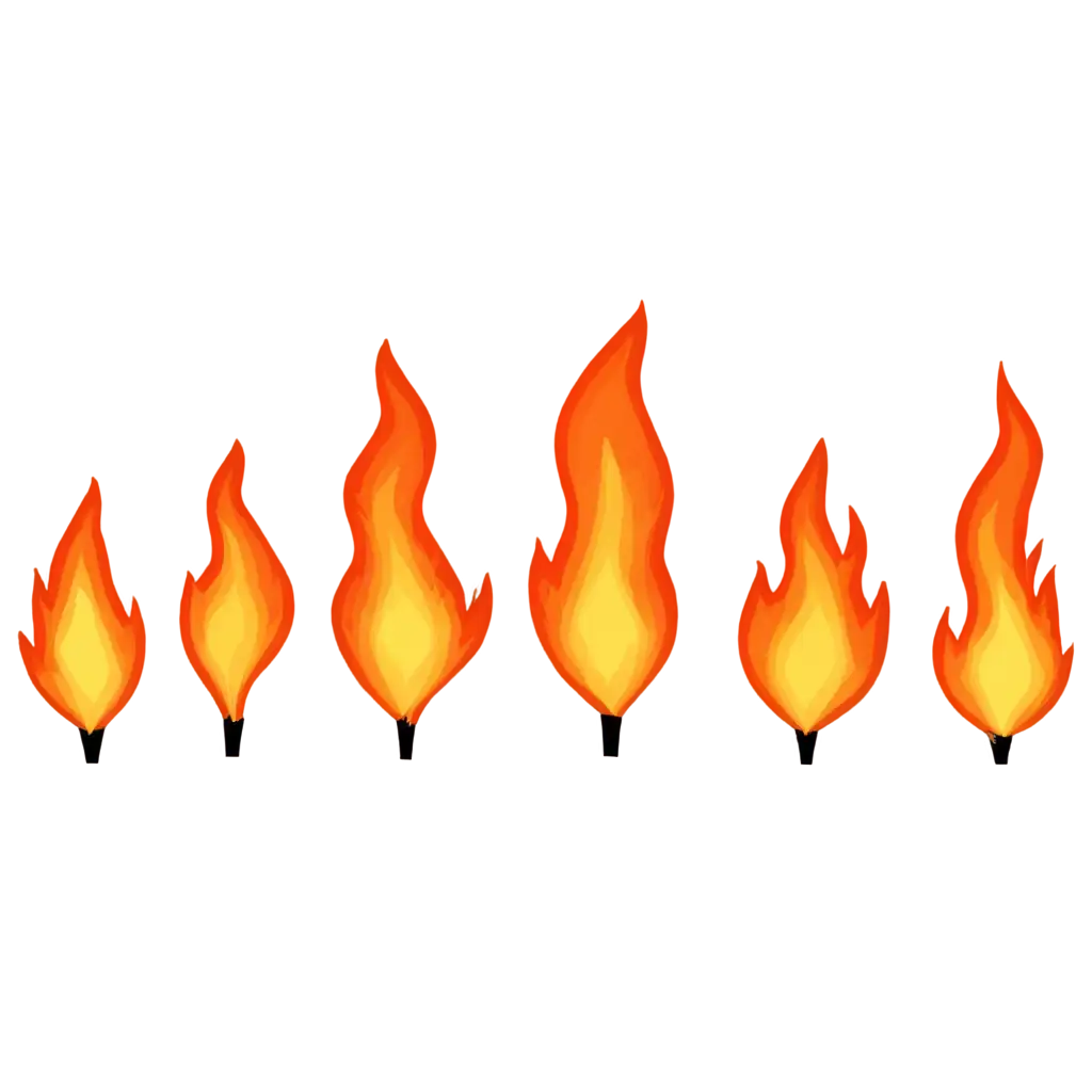 Dynamic-Fire-Flames-PNG-Illustration-Intense-Visuals-for-HighQuality-Web-Content