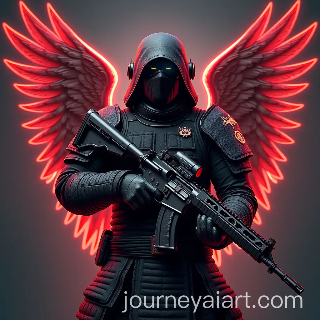 Stylized-Avatarka-for-Standoff-2-Featuring-Samurai-with-Kalashnikovs-and-AWP