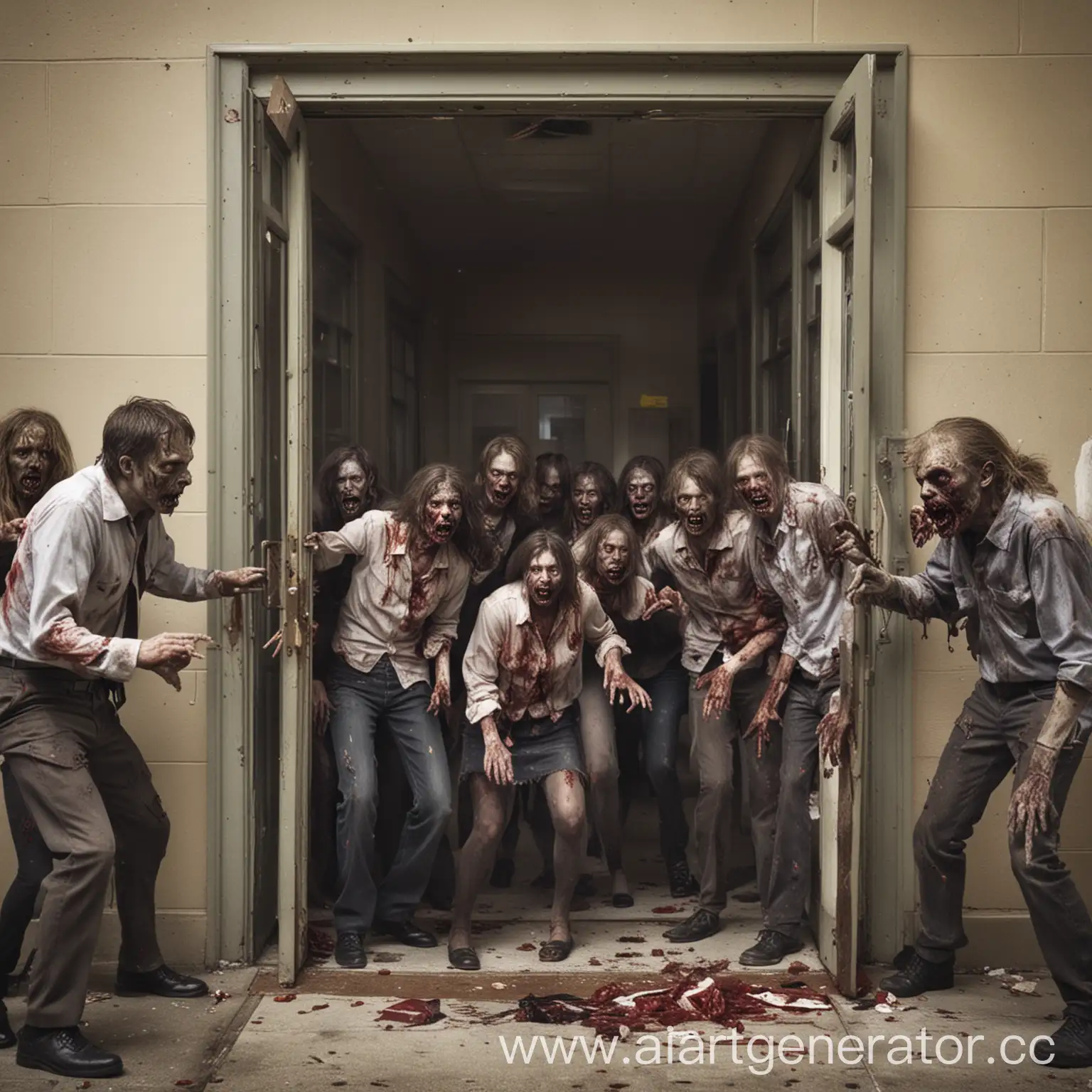 Zombie-Invasion-at-School-Gates