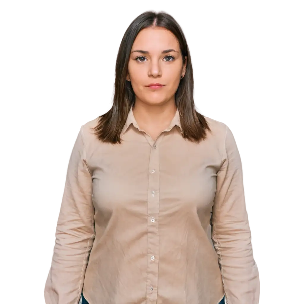 Professional-PNG-Portrait-of-a-40YearOld-American-Woman-in-Collared-Shirt