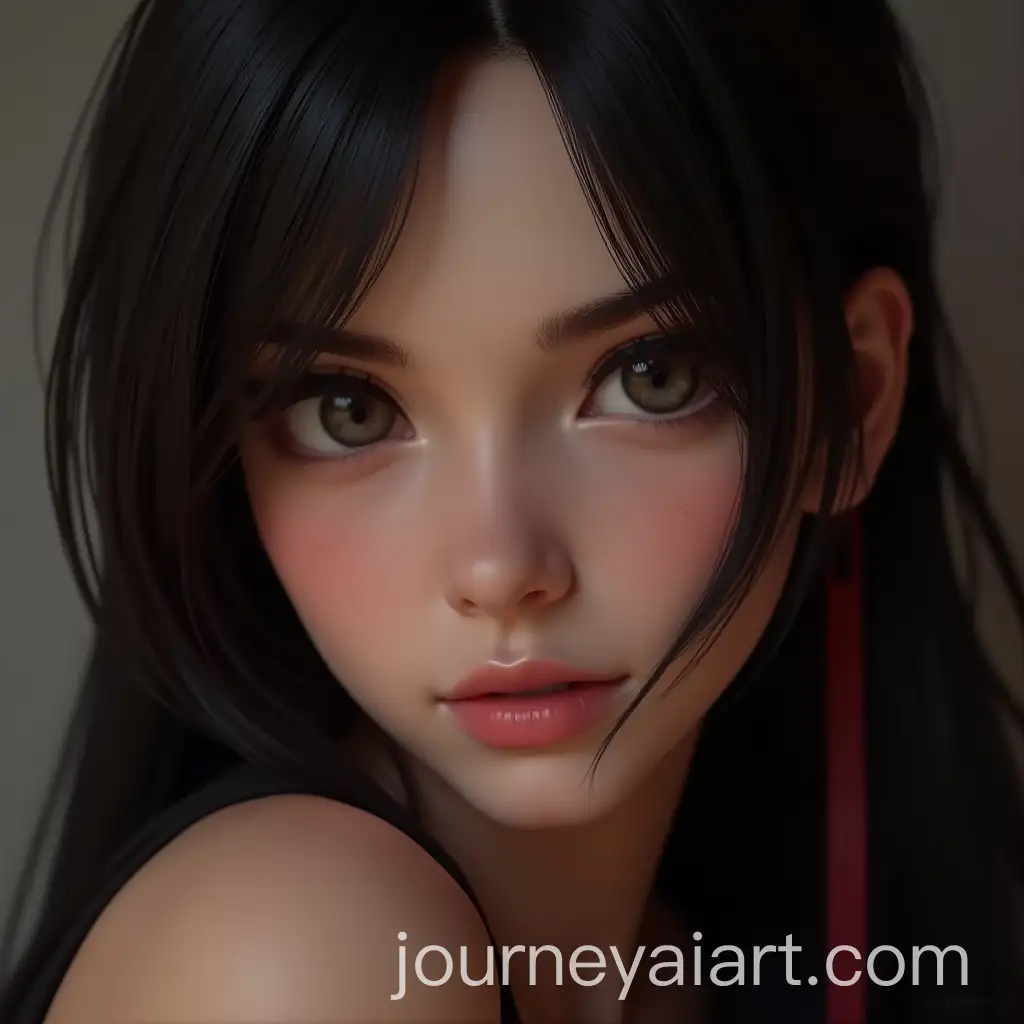 HyperAI-Art-Prompt-ExpansionRealistic-3D-CloseUp-of-Tifa-Lockhart-from-Final-Fantasy-in-Cinematic-Style