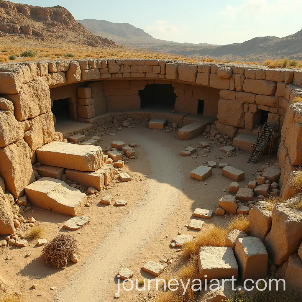 Ancient-Quarry-with-Stone-Blocks-and-Weathered-Tools
