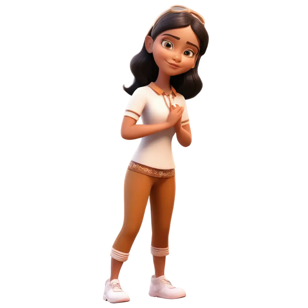 3D-Cute-Indian-Cartoon-Girl-PNG-Image-Adorable-Character-Design