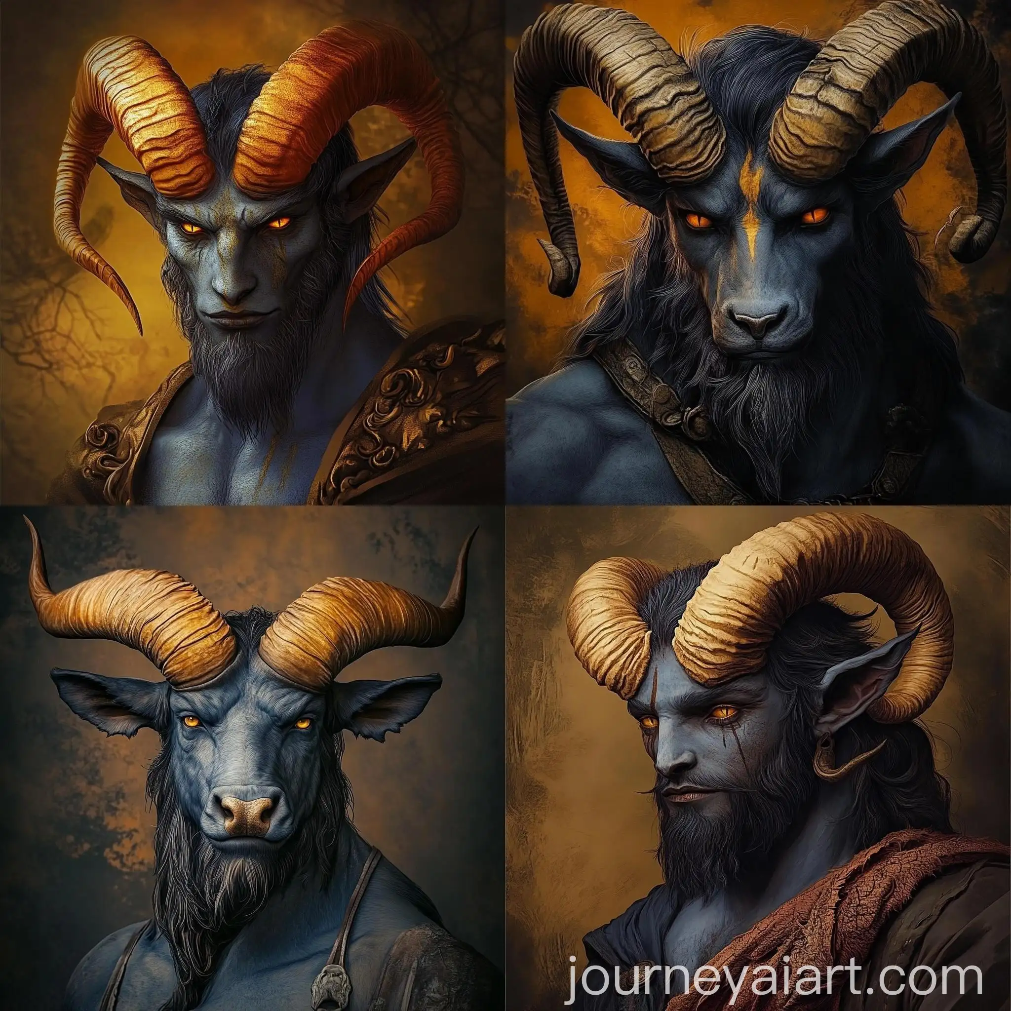 Person-with-Horns-Sculpture-Abstract-Artwork