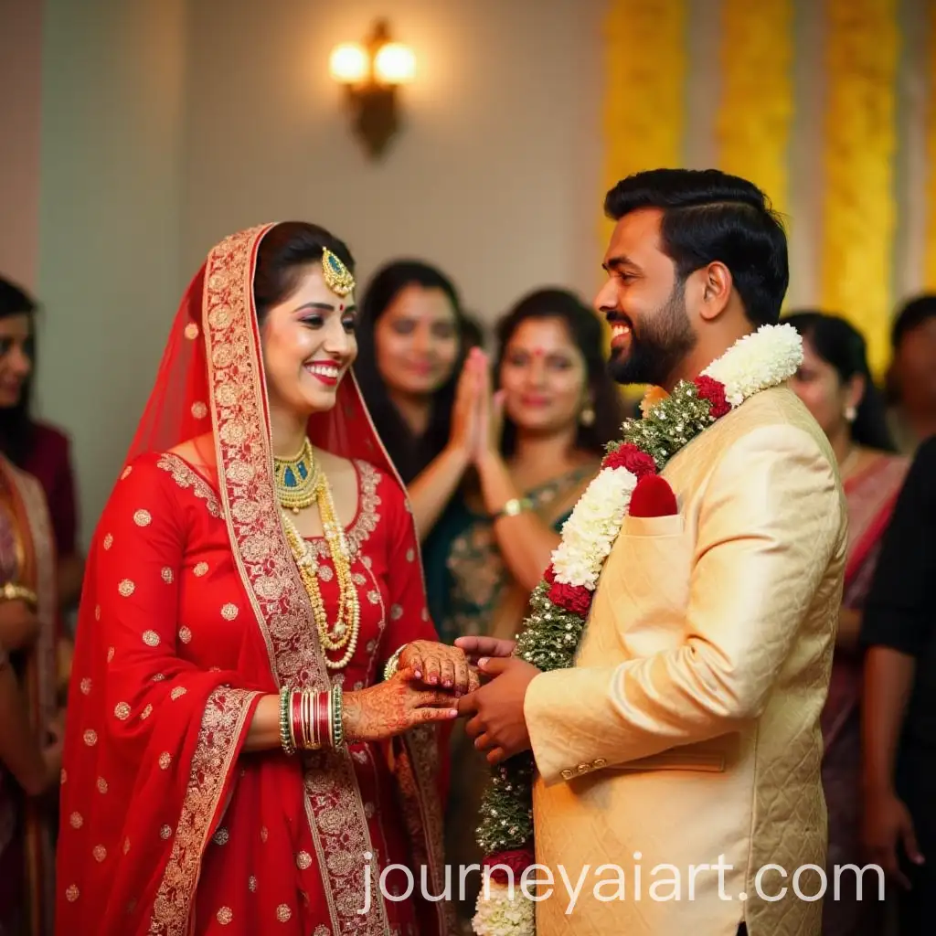 Elegant-Indian-Wedding-Ceremony-of-a-Joyful-Couple
