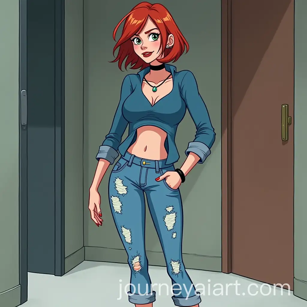 Mary-Jane-Watson-in-Casual-Home-Outfit-from-SpiderMan-Animated-Series-2003